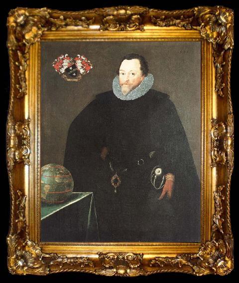 framed  GHEERAERTS, Marcus the Younger Sir Francis Drake, ta009-2